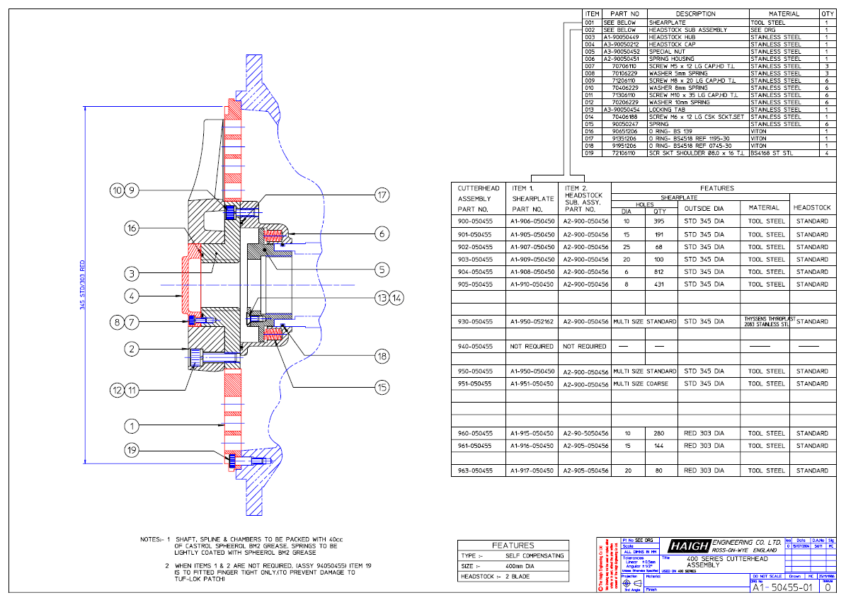 haigh_401_pipeliner_cutterhead_assembly_drawing – Haigh Engineering